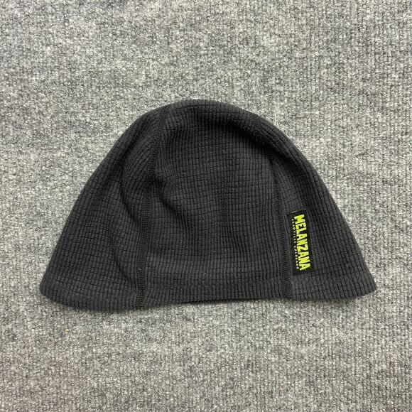 Melanzana Micro Grid Toque Beanie Black Adult Small USA Made Leadville Micro Grid Toque – Melanzana main image 3